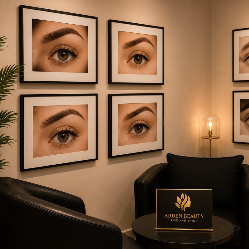 The Arden Beauty waiting area